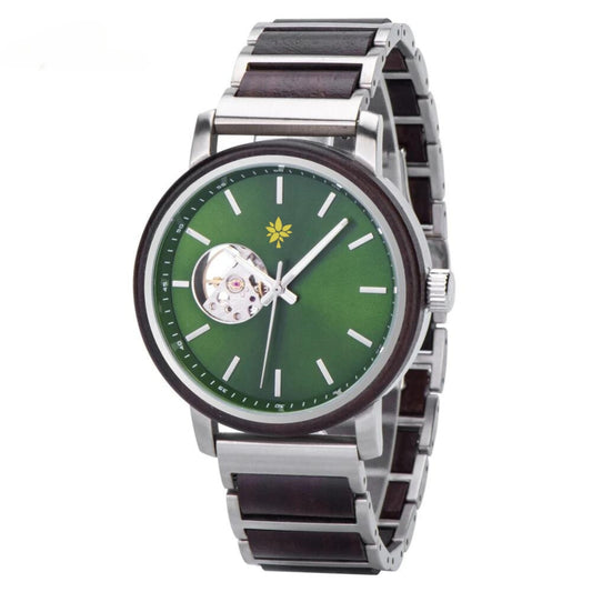 The Connor Automatic Wood Watch