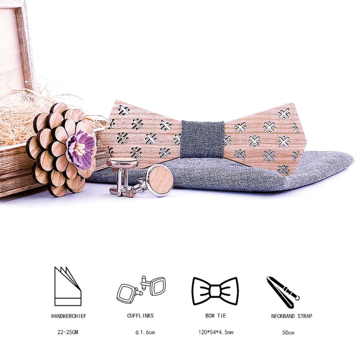 Kosciuszko Wood Bow Tie Set | Tymber Gear.