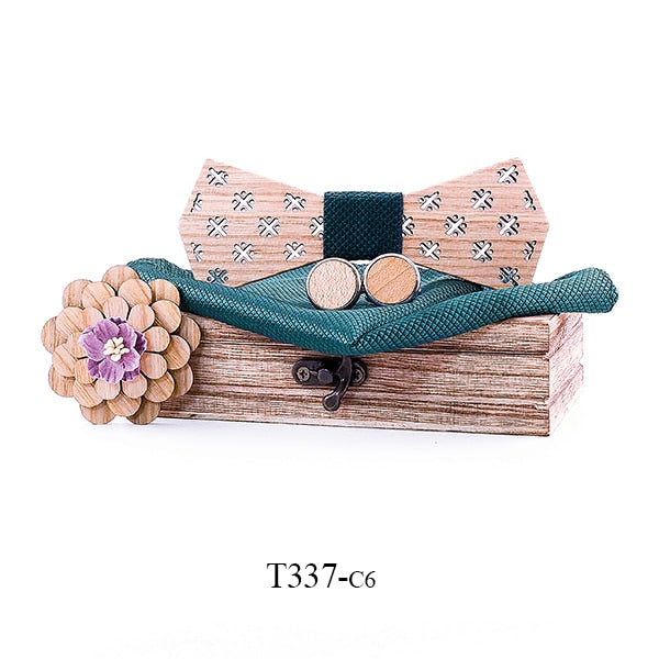 Kosciuszko Wood Bow Tie Set | Tymber Gear.