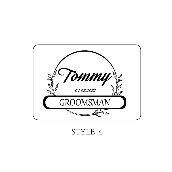 Groomsmen Customized Wood Cufflink & Tie Bar Set | Tymber Gear.