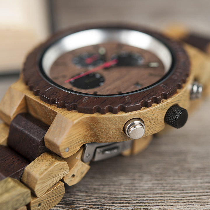 Hatton Wooden Chronograph | Tymber Gear.