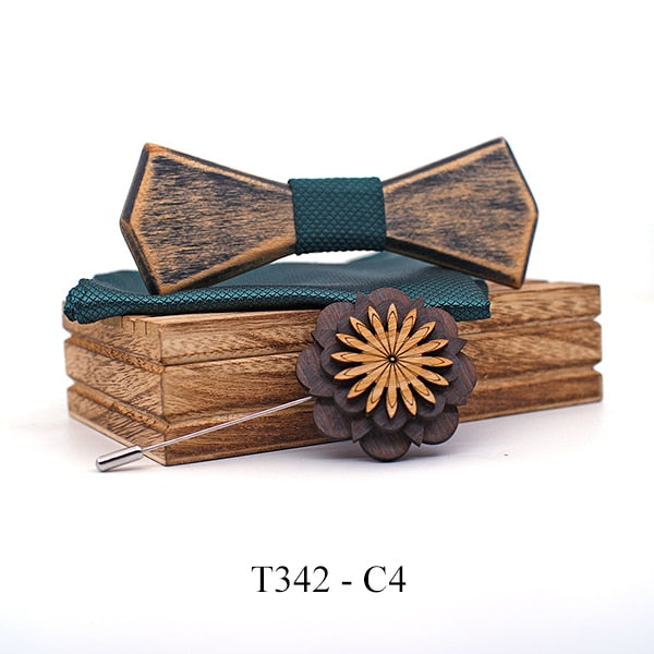 Vantage Wooden Bow Tie Set | Tymber Gear.