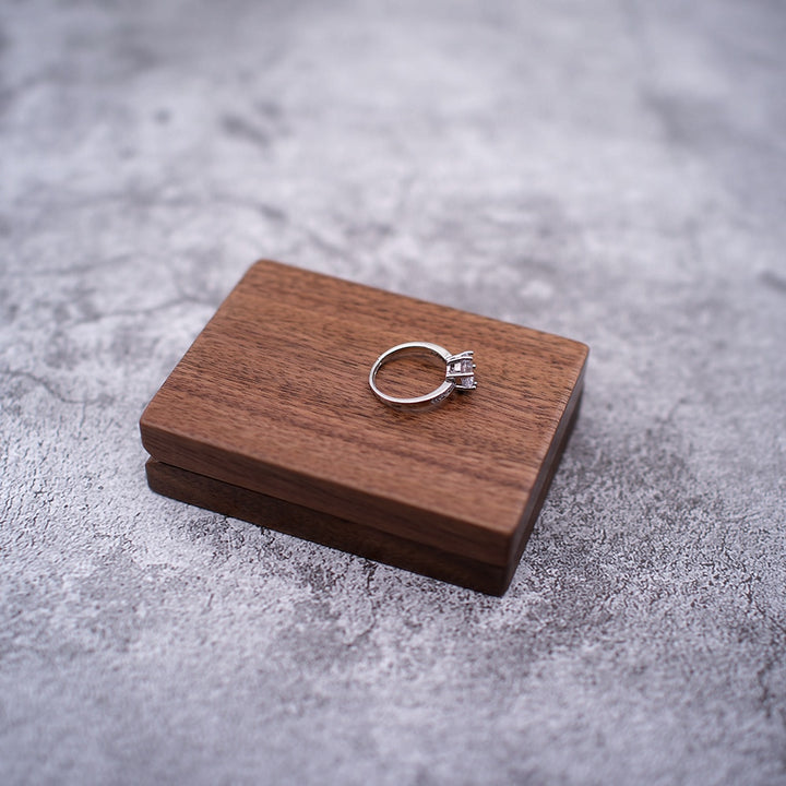 Rotating Wood Ring Box (Personalised) | Tymber Gear.