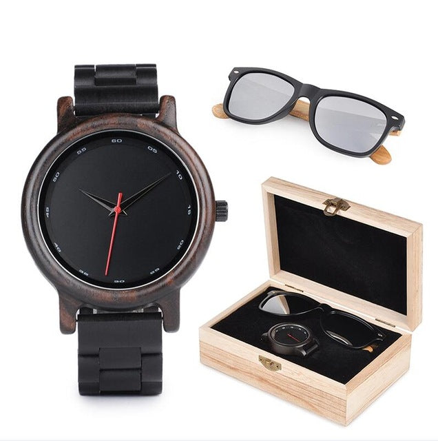 Mens Wood Watch & Sunglasses Gift Set | Tymber Gear.