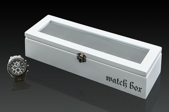 Wood Watch Display Box (5 slots + lockable) | Tymber Gear.