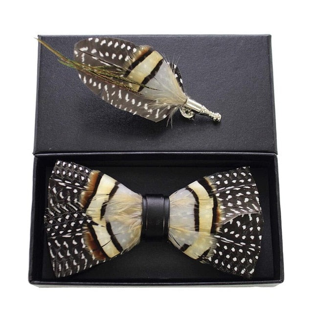 Lord Howe Feather Bow Tie Set | Tymber Gear.