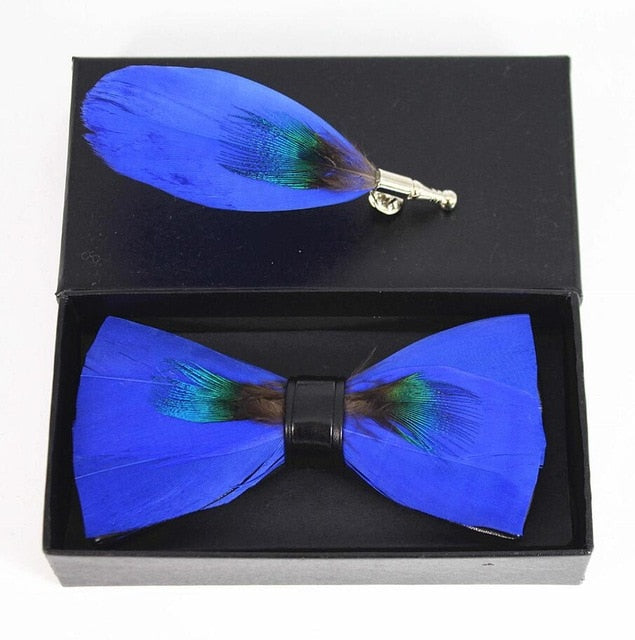 Arctic Feather Bow Tie Set | Tymber Gear.