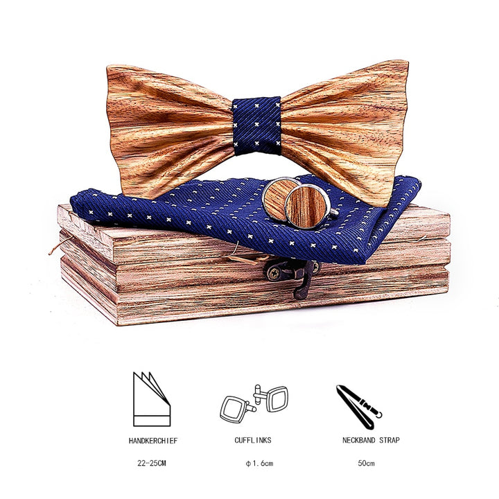 Byron Wooden Bow Tie Set | Tymber Gear.