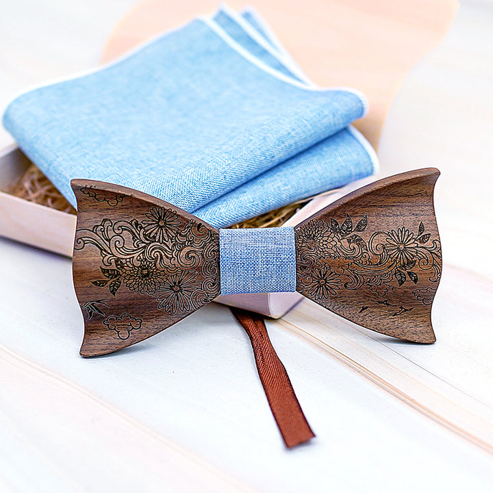Curtis Wooden Bow Tie Set | Tymber Gear.
