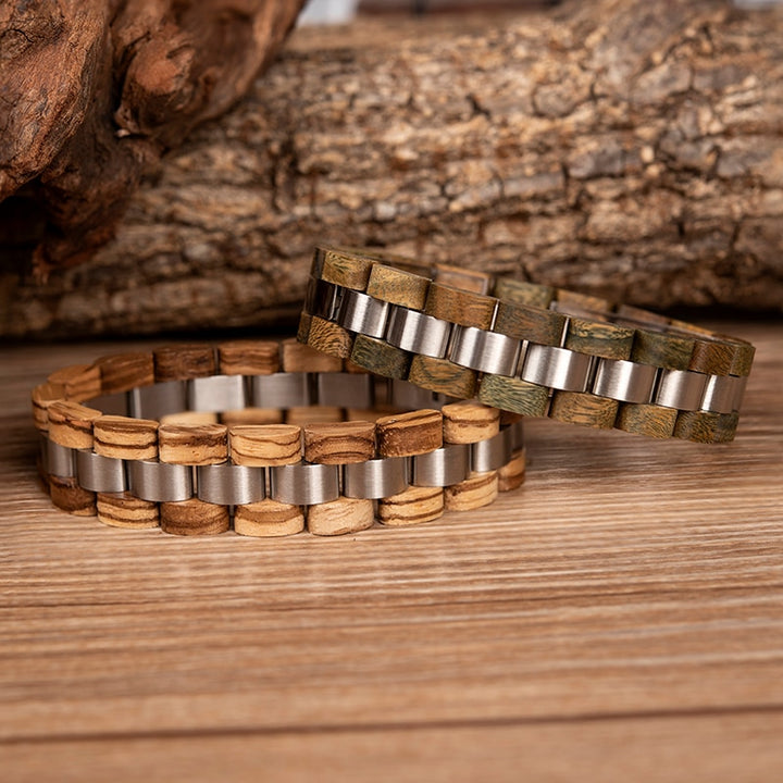 Wooden Watch & Bracelet Set | Tymber Gear.